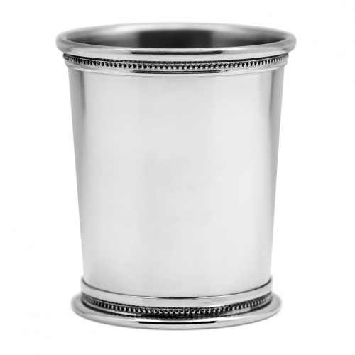 Governor\'s Julep Cup Pewter 10 Ounce 4\ Height 
10 Ounces

Pewter Care:
Wash your pewter in warm water, using mild soap and a soft cloth. Dry with a soft cloth. Your pewter should never be exposed to an open flame or excessive heat. Store your pewter trays flat, cups upright, etc. to prevent warping. Do not wrap pewter in anything other than the original wrapping to prevent scratching. Never wrap pewter in tissue paper, as fine line scratching will occur. Never put pewter in a dishwasher. Hand wash only.

This is a high turnover item.  Contact us any time to reserve your order quantity.  

Interested in stock availability or special ordering items? Looking to order in bulk or an order that is personalized, wrapped, and delivered?  Contact us any time with your questions.


